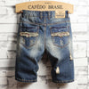 Trend big hole jeans short